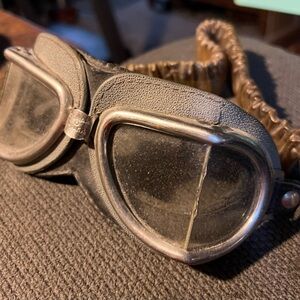 ❤️ Vintage 50’s Motorcycle Goggles Manufactured by Climax in Spain